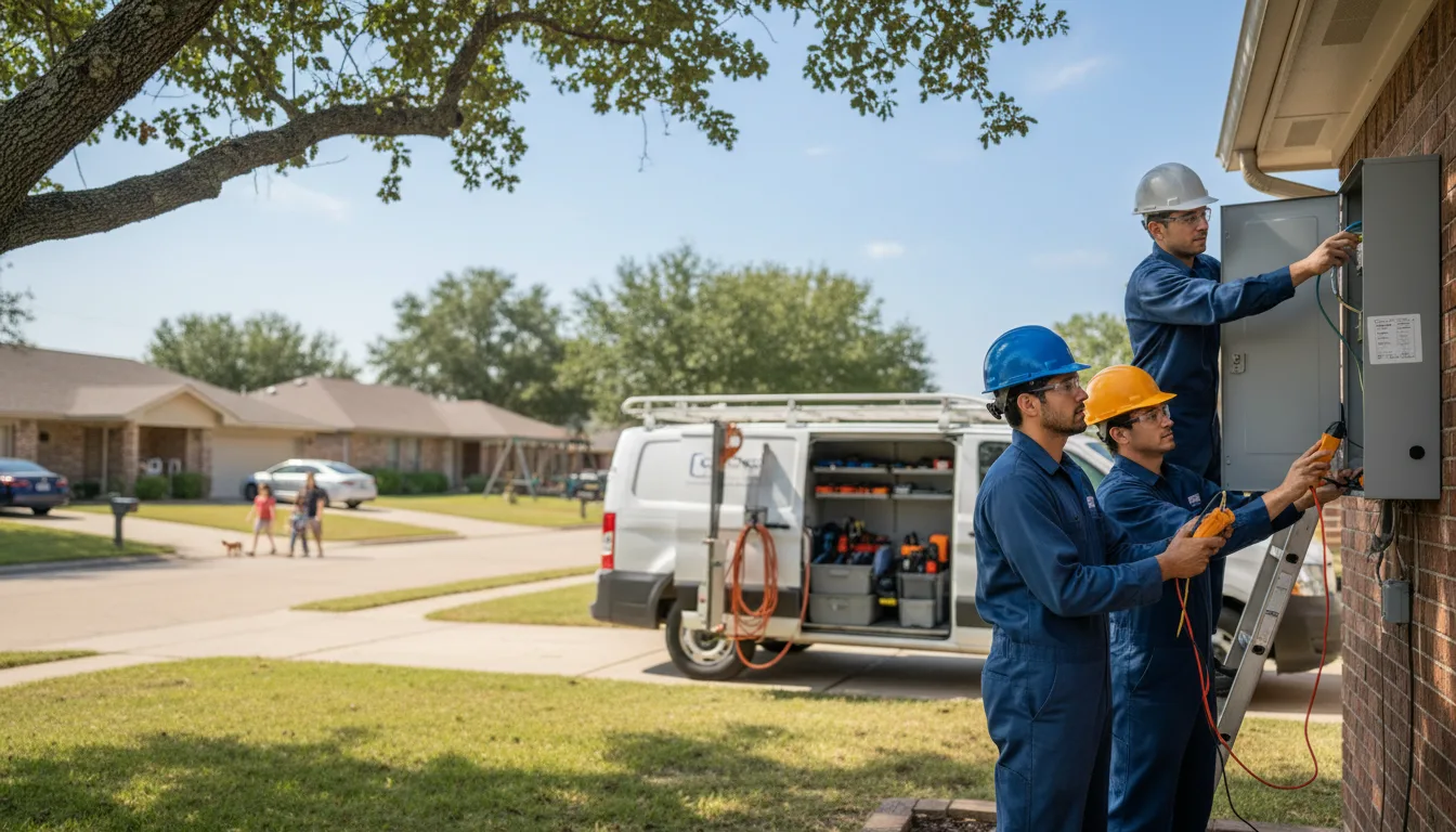 Certified electrician providing emergency electrical services in Dennison, IL